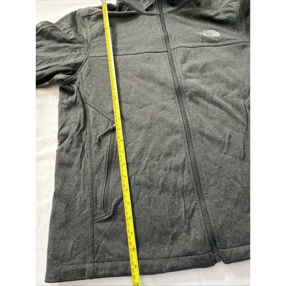 The North Face Windwall Jacket Gray Full Zip Softshell Coat Mens Sz Medium‎ Fit
